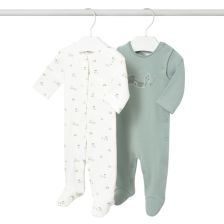 Βρεφική ολόσωμη φόρμα Mayoral, μακρυμάνικη, 2 τεμαχίων, 0-9 μηνών, 2714.