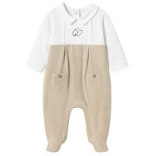 Βρεφική ολόσωμη φόρμα Mayoral με γιακά, 0-4 μηνών, 1704.