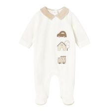 Βρεφική ολόσωμη φόρμα Mayoral, με γιακά, 0-6 μηνών, 2716.