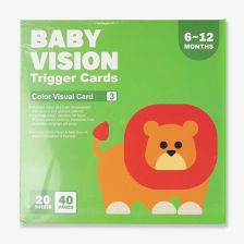 Βρεφικές κάρτες για οπτική διέγερση Raya Toys, 0-12 μηνών.