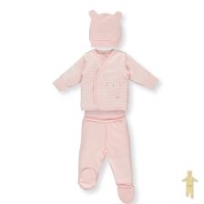 Βρεφικό σετ Bebetto Baby Couple 3 τεμαχίων, 0-3 μηνών, Z831.