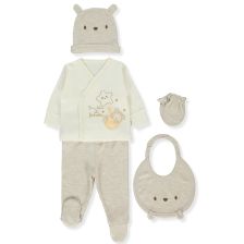 Βρεφικό σετ Bebetto Be Kind, 5 τεμαχίων, 0-3 μηνών, Z1062.