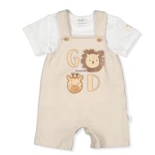 Βρεφικό σετ Bebetto Good adventure, Μπεζ, 2 τεμαχίων, 3-18 μηνών, K4787.