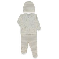 Βρεφικό σετ Bebetto Happy Animal, 3 τεμαχίων, 0-3 μηνών, Z1133.