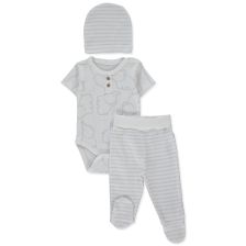 Βρεφικό σετ Bebetto Happy Animal, 3 τεμαχίων, 0-9 μηνών, T4186.