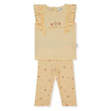 Βρεφικό σετ Bebetto Lovely Flowers, 2 τεμαχίων, 6-36 μηνών, K5305.