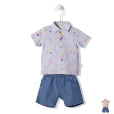 Βρεφικό σετ Bebetto Mermaid Story, 2 τεμαχίων, 6-36 μηνών, K3901.