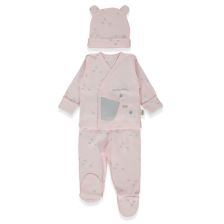 Βρεφικό σετ Bebetto Organic Sleepy Sheepy, 3 τεμαχίων, 0-3 μηνών, Z1072.