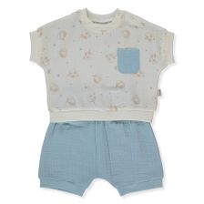 Βρεφικό σετ Bebetto Pillowy, 2 τεμαχίων, 3-24 μηνών, F1464.