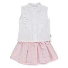 Βρεφικό σετ Bebetto Ponpon team, Ροζ, 2 τεμαχίων, 9-36 μηνών, K4829.