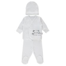Βρεφικό σετ Bebetto Reflected Baby, 3 τεμαχίων, 0-3 μηνών, Z974.