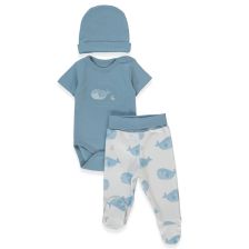 Βρεφικό σετ Bebetto Sail Away 3 τεμαχίων, 0-9 μηνών, T4249.