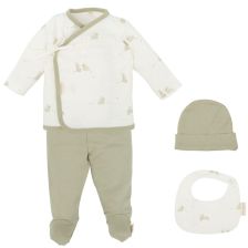 Βρεφικό σετ Bimbidreams BUNNY, 4 τεμαχίων, 0-3 μηνών.