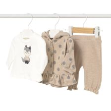 Βρεφικό σετ Mayoral, αθλητική φόρμα και μπλουζάκι, 3 τεμαχίων, 1-18 μηνών, 2608.