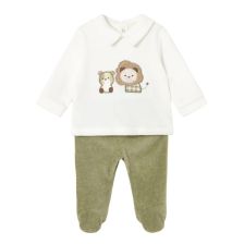 Βρεφικό σετ Mayoral, μπλούζα και παντελονάκι, 0-4 μηνών, 2562.