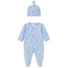 Βρεφικό σετ Mayoral Ολόσωμη φόρμα και σκουφάκι, 0-4 μηνών, 1706.