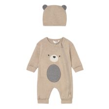 Βρεφικό σετ Mayoral, ολόσωμη φόρμα και σκουφάκι, 0-9 μηνών, 2613.