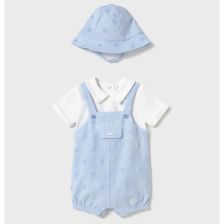 Βρεφικό σετ Mayoral Ολόσωμη φόρμα και καπέλο, 2-9 μηνών, 1605.