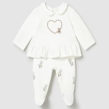 Βρεφικό σετ Mayoral, μπλουζάκι και παντελονάκι, 0-6 μηνών, 1592.