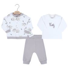 Βρεφικό σετ Сiccim Baby Κορώνα, Μπεζ, 3 τεμαχίων, 0-9 μηνών U4858.