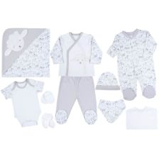 Βρεφικό σετ για νεογέννητο Cicim Baby Αρνάκι, Γκρι, 10 τεμαχίων, 0-3 μηνων, U4803.