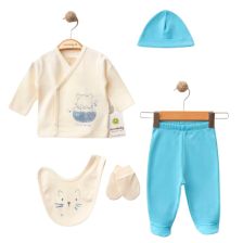 Βρεφικό σετ μαιευτηρίου Ciccim Baby Fish Friends, 5 τεμαχίων, 0-1 μηνών, U5141.