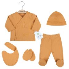 Βρεφικό σετ για νεογέννητο Ciсcim Μωρό Καμηλοπάρδαλη, 5 τεμαχίων, 0-3 μηνών, U4781.