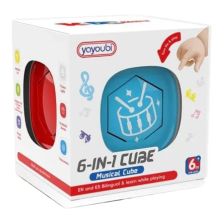 Βρεφικός μουσικός κύβος 6 σε 1 Raya Toys Kids Zone, στην Αγγλική και Ισπανική γλώσσα.