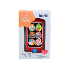 Βρεφικό μουσικό τηλέφωνο Kaichi Raya Toys, Kόκκινο.
