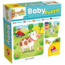 Βρεφικό παζλ Lisciani Carotina Baby Φάρμα.