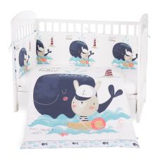 Σετ βρεφικής κρεβατοκάμαρας Kikka Boo Happy Sailor, 2 τεμαχίων, 70х140 εκατοστών.
