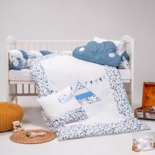 Σετ βρεφικής κρεβατοκάμαρας Bebetto, 100 x 150 εκατοστών, U501.