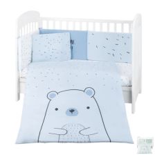 Σετ βρεφικής κρεβατοκάμαρας Kikka Boo Bear with me 6 τεμαχίων, 80x120 εκατοστών.
