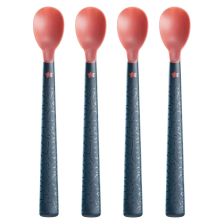 Βρεφικά θερμο αισθητηριακά κουταλάκια με αντιβακτηριδιακή επίστρωση Tommee Tippee Bacshield, 4 μηνών+, 4 τεμαχίων.