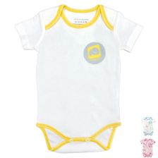 Βρεφικό κορμάκι AZARIA με κοντά μανίκια 0-1 μηνών, μέγεθος 50-56 εκατοστών.