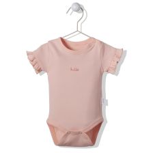 Βρεφικό κορμάκι Bebetto Jolly Good Coral, 0-12 μηνών, T3067.