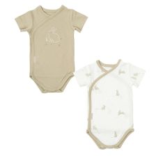 Βρεφικό κορμάκι Bimbidreams BUNNY κοντομάνικο, 2 τεμαχίων, 0-1 μηνών.