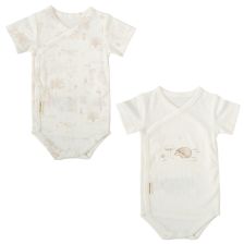 Βρεφικό κορμάκι Bimbidreams NOE με κοντά μανίκια, 2 τεμαχίων, 0-1 μηνών.