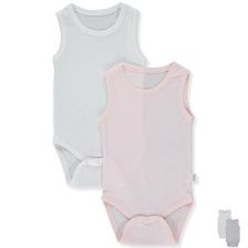 Βρεφικό κορμάκι φανελάκι Bebetto BASIC 24, 2 τεμαχίων, 12-36 μηνών, T3386.