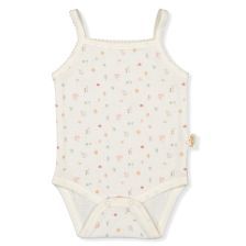 Βρεφικό κορμάκι φανελάκι Bebetto My Mushroom, Εκρού, 0-12 μηνών, T3806.