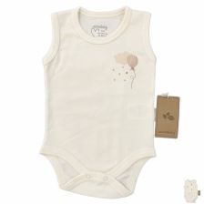 Βρεφικό κορμάκι φανελάκι Сiсcim Baby Εκρού, 3-9 μηνών, U5044.