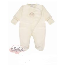 Βρεφικό κορμάκι με μακριά μανίκια Sofija Bella, Ροζ, Μέγεθος 62-68 εκατοστών.