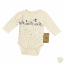 Βρεφικό κορμάκι Сiсcim Baby μακρυμάνικο, Εκρού, 3-9 μηνών, U4938.