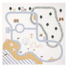 Βρεφικό χαλάκι παιχνιδιού Lassig Happy Fruits 100 x 100 εκατοστών.