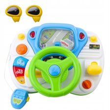 Βρεφικό μουσικό τιμόνι Raya Toys Dreaming Party Simulated Driver.