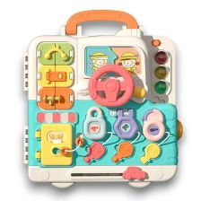 Βρεφικό βαλιτσάκι εκπαιδευτικών δραστηριοτήτων Raya Toys με μουσική και φώτα.