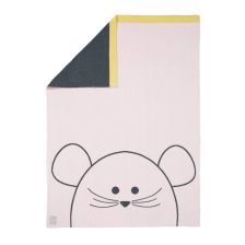 Βρεφική κουβέρτα Lassig Little Chums Mouse, 75x100 εκατοστών.