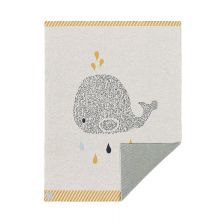 Κουβέρτα Lassig Little Water Whale 75x100 εκ.