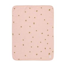 Βρεφική κουβέρτα Lassig, Powder Pink, 75 x 100 εκατοστών.