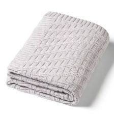 Βρεφική πλεκτή βαμβακερή κουβέρτα BabyOno 75 x 100 εκατοστών, 1647.